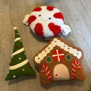 Christmas Throw Pillows Blanket Target Squishable - Tree Peppermint Gingerbread